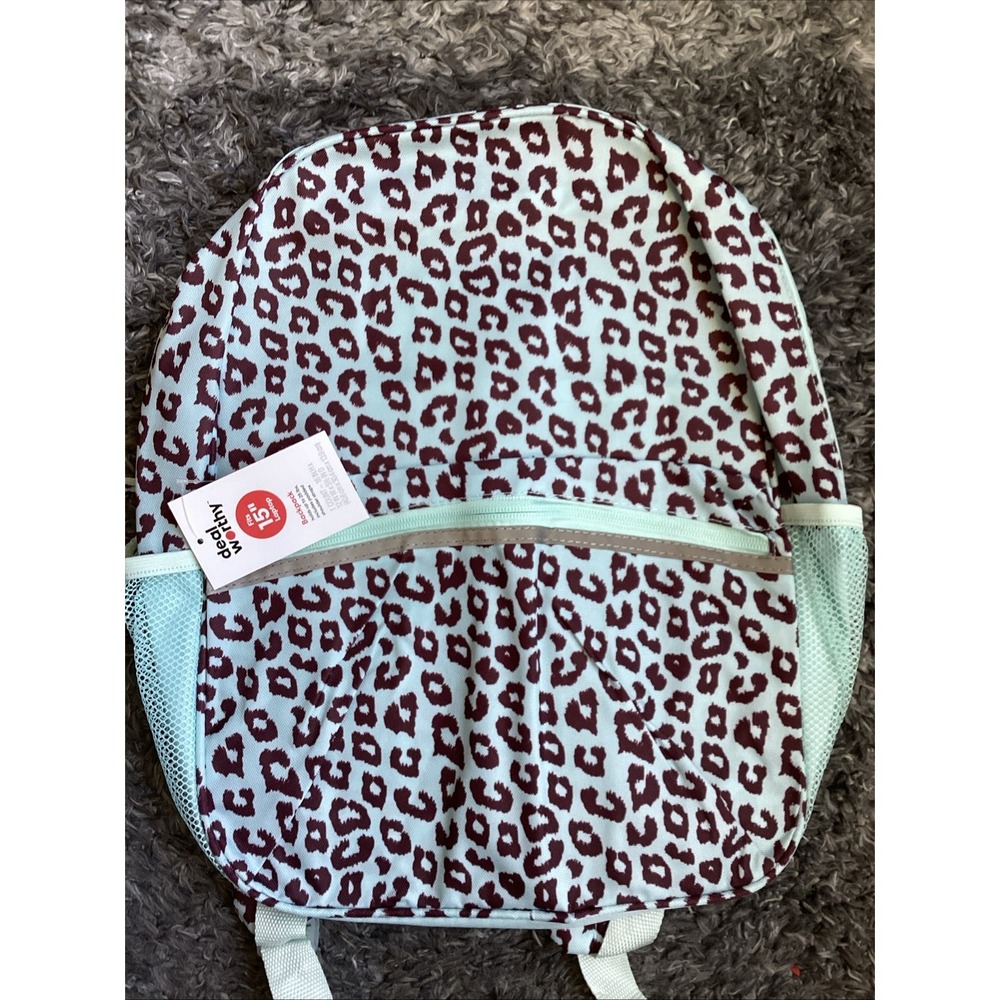 NWT DEALWORTHY Backpack 23Lβ Cheetah Print 15in Laptop Slot